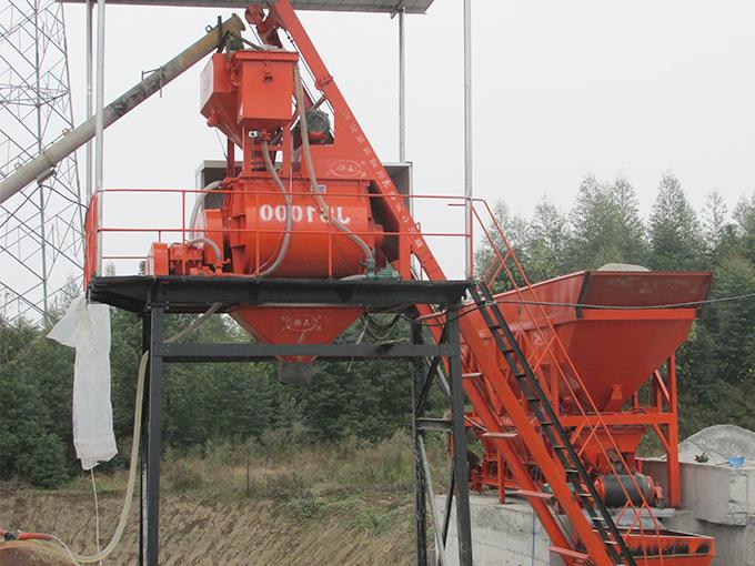 Dazhou professional JS750 mixing plant use